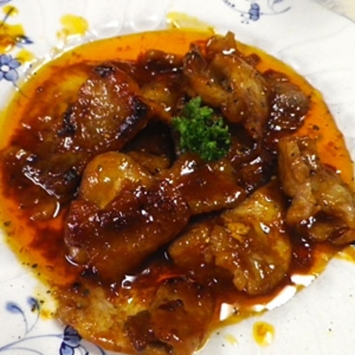 豚ロースケチャップ生姜焼き